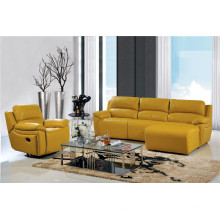 Canapé de salon avec canapé moderne en cuir véritable (449)
